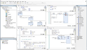 Képernőykép egy programozási felületről a Codesys automatizálási programból