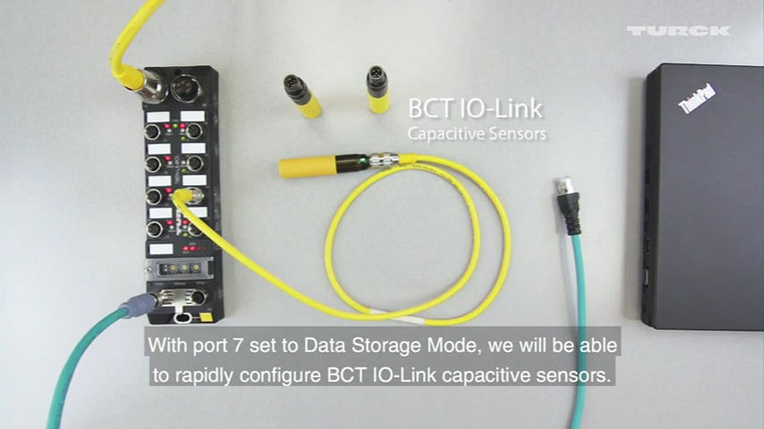 IO-Link: Az érzékelők cseréje az IO-Link adattárolási mód használatával